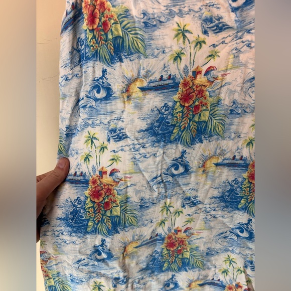 Disney Cruise Line Tropical Tank Top Dress Size S Vacation Aloha Mickey Travel - Picture 3 of 8